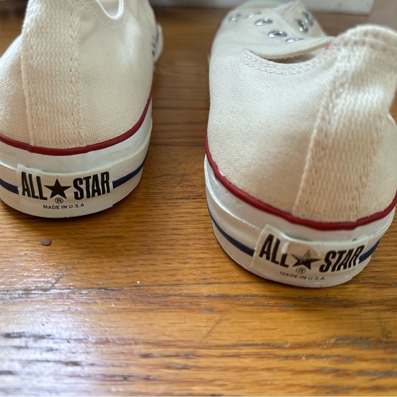 Vintage Converse All stars USA Made 1978 Oxford Basketball White Canvas 13.5. - Picture 9 of 15